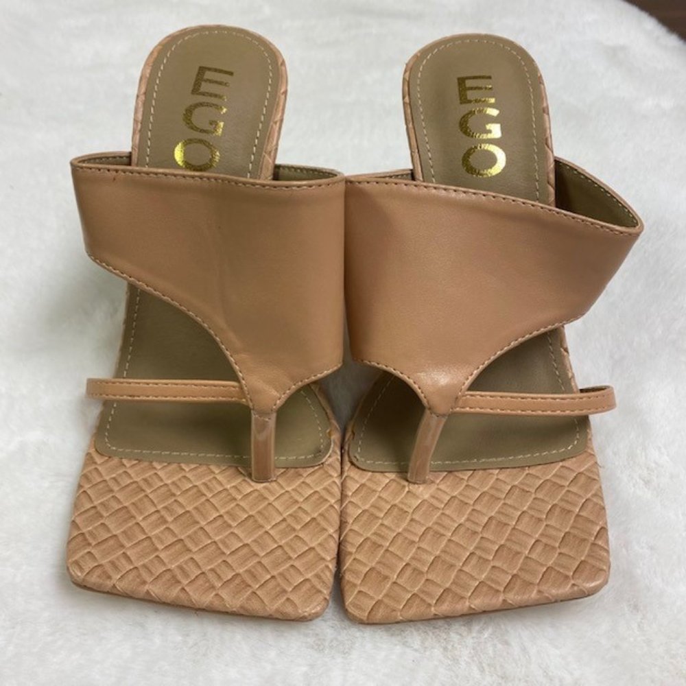 EGO‎ Square Toe Heels, LIKE NEW, size UK 3 US 5